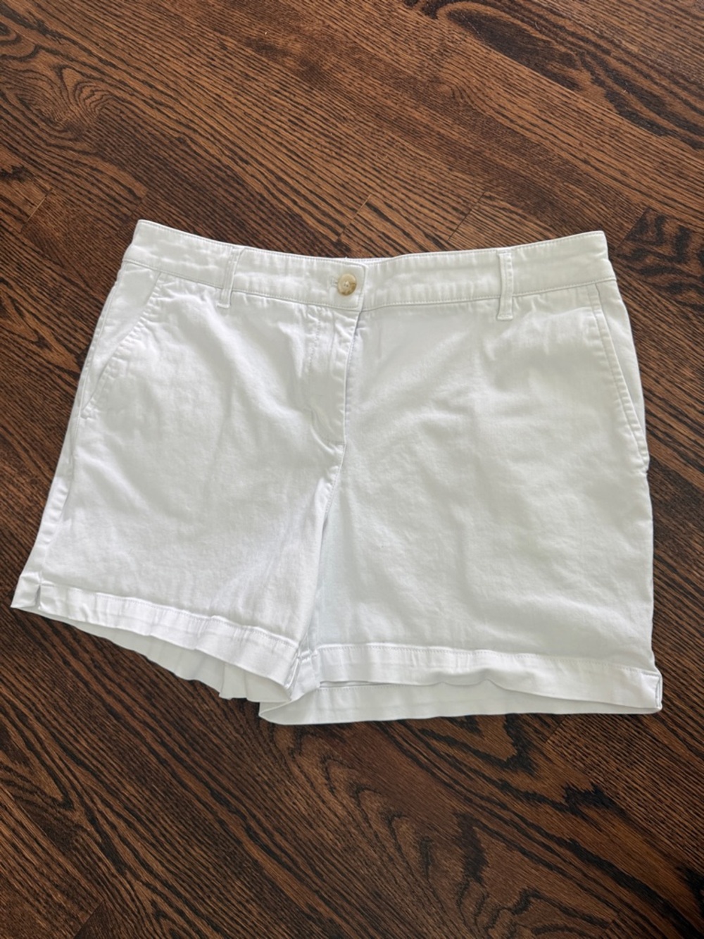 Women’s White Casual Shorts